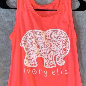 Coral Ivory Ella tank